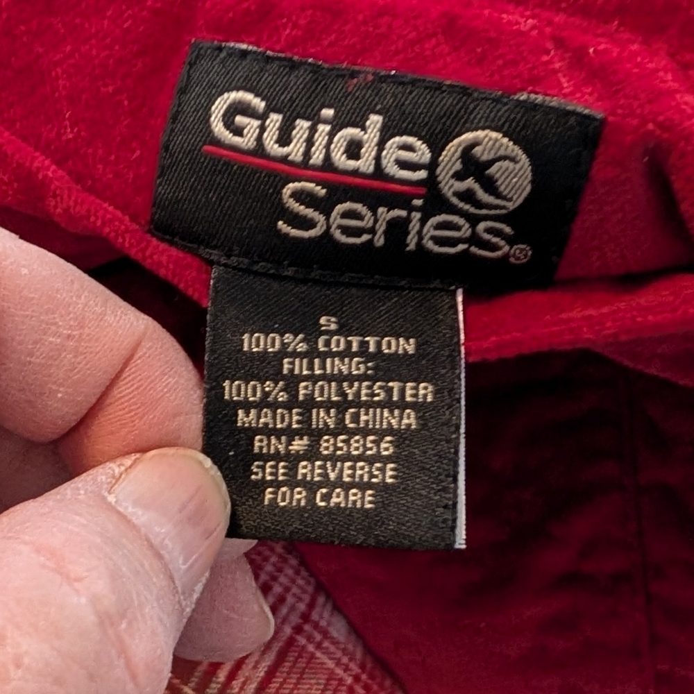 Guide Series Women's Reversible Chore Coat SMALL Plaid Quilted Barn Outdoor - Picture 8 of 8